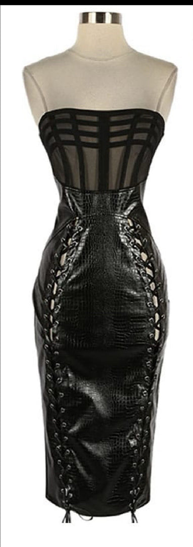 Corset Dress Lace-Up
