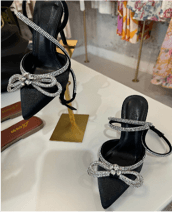 Dánae Rhinestone Embellished Heels